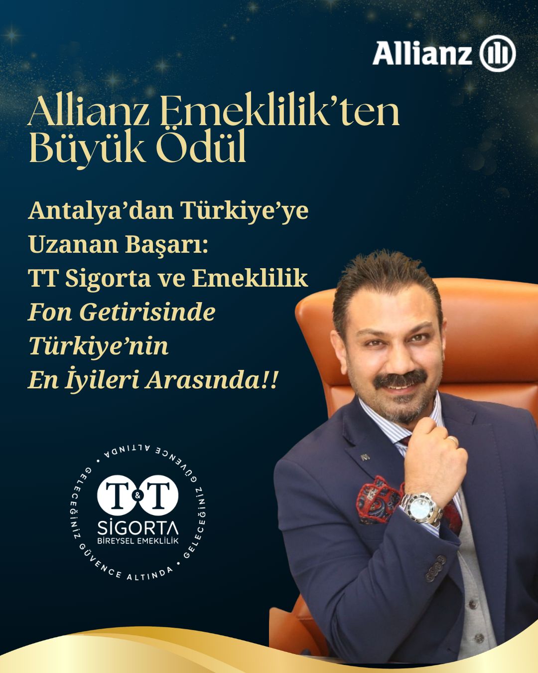 Antalya’dan Türkiye’ye Uzanan Başarı: TT Sigorta ve Emeklilik’e Allianz Emeklilik’ten Büyük Ödül